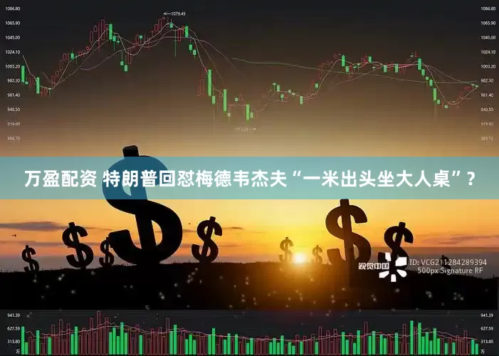 万盈配资 特朗普回怼梅德韦杰夫“一米出头坐大人桌”？