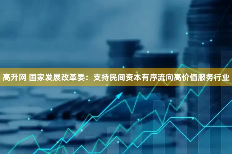 高升网 国家发展改革委：支持民间资本有序流向高价值服务行业